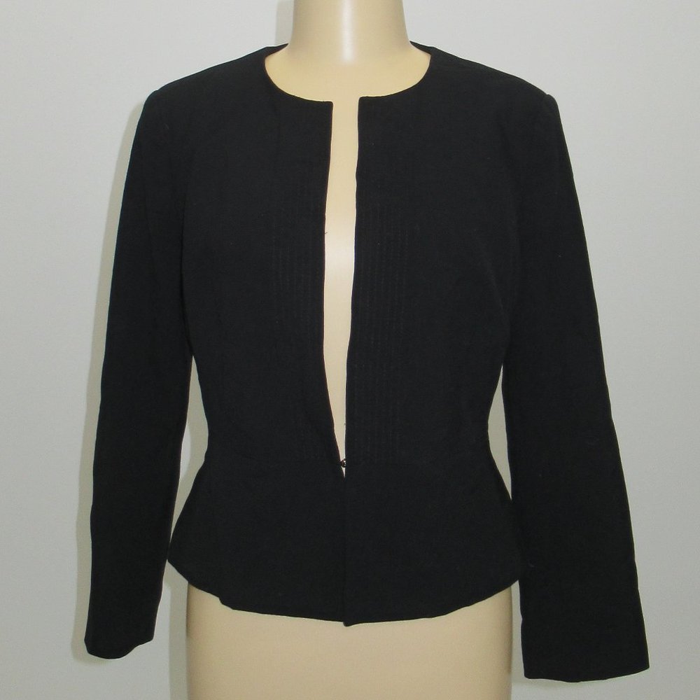 Calvin Klein Elegant Black Open Blazer size Large